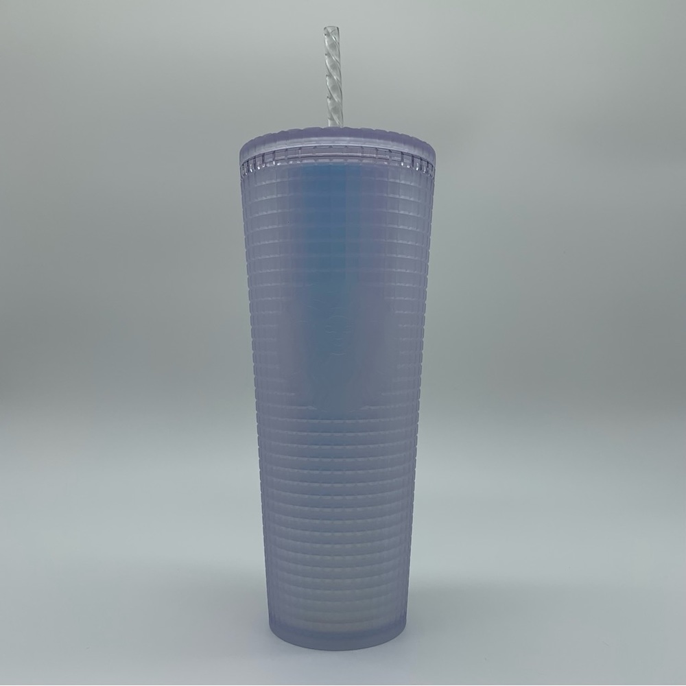 Starbucks Spring Iridescent Unicorn Soft Touch Disco Grid Venti Tumbler